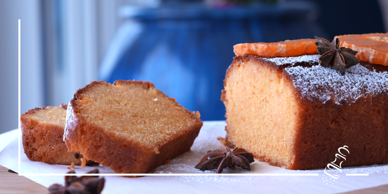 clementinen cake mit sterrnanis und zimt