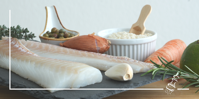 kabeljau provencal an kapernsauce