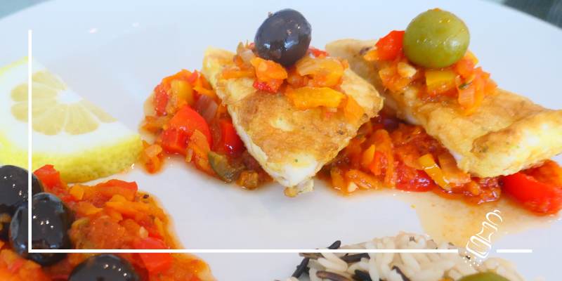 zanderpiccata mit pisto