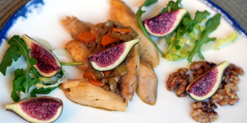 pouletsalat in escabeche