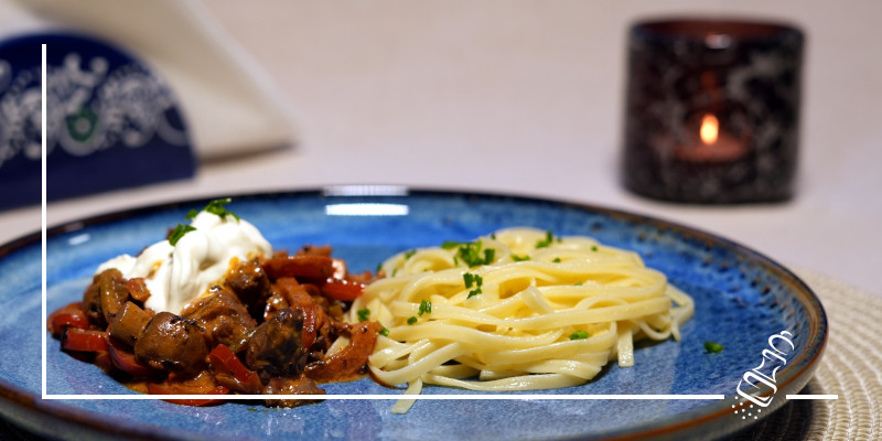rindsfilet stroganoff