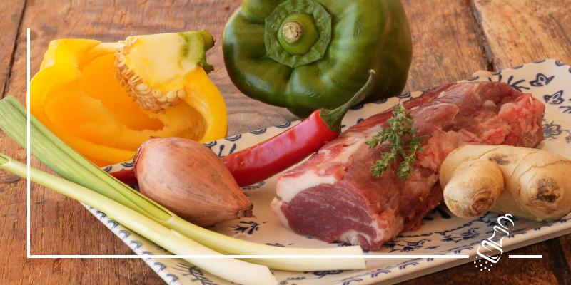 schweinefilet duroc an peperonisauce