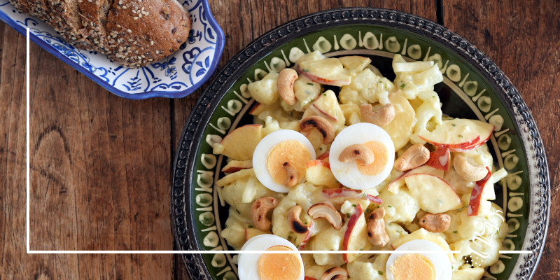 blumenkohlsalat mit curry