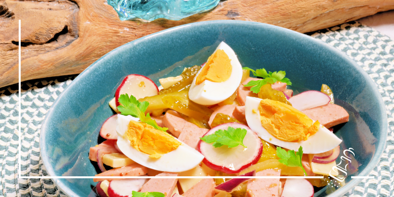 cervelatsalat mit emmentaler