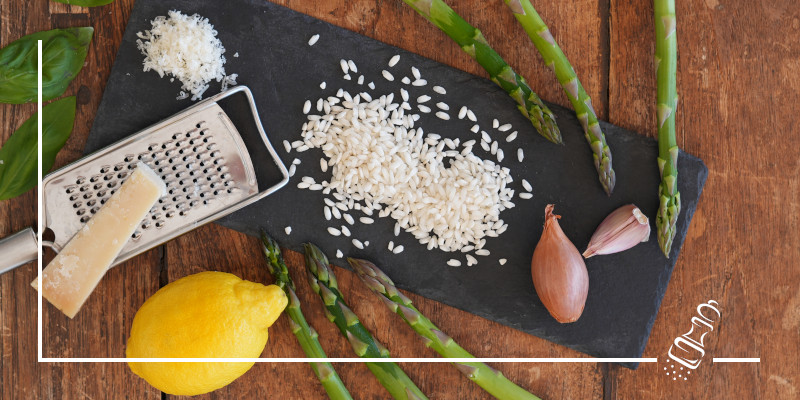 risotto mit gruenen spargeln