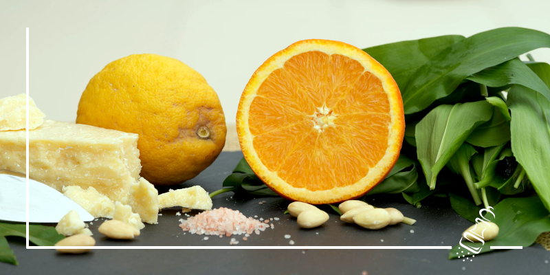 baerlauch mandeln pesto